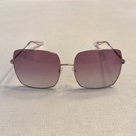 Barton Perreira Folasade Titanium Square Sunglasses